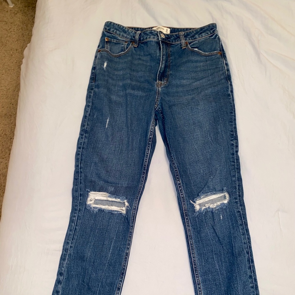 Abercrombie & Fitch Curve Love Skinny High Rise Jeans